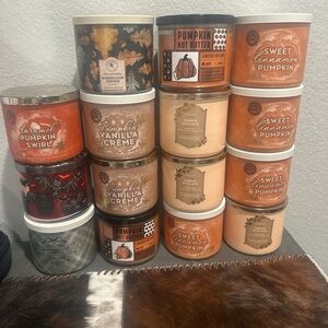 New BBW Fall Assorted Scented Candles Collection
